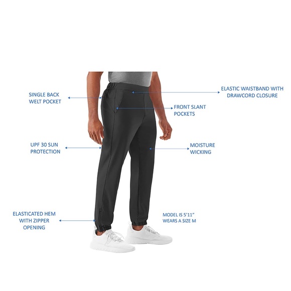 NWT Member's Mark Men's Travel Jogger Size Medium - Picture 8 of 10